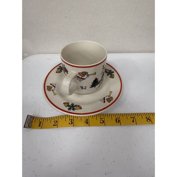 Jamestown China,‎ Joy Of Christmas Mug And Plate 1987 Set Of 2 - Picture 10 of 11